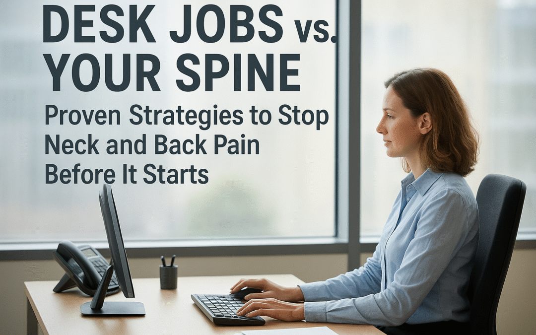 Desk Jobs vs. Your Spine: Proven Strategies to Stop Neck and Back Pain Before It Starts