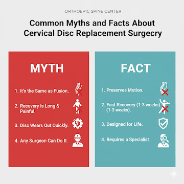 Common Myths and Facts About Cervical Disc Replacement Surgery